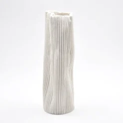 Paesaggio 20 White Decorative Vase by Nino Basso