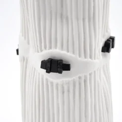 Paesaggio 22 White Decorative Vase by Nino Basso