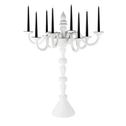 Palladio 8-Light White Candelabra