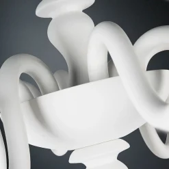 Palladio 8-Light White Candelabra