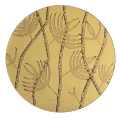 Palme Gold Decorative Plate