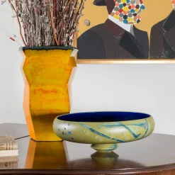 Panarea Hand-painted Ceramic Centerpiece