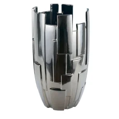 Panoplia Titanium Ceramic Decorative Vase