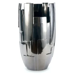 Panoplia Titanium Ceramic Decorative Vase