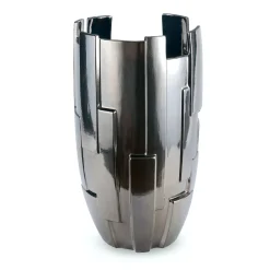 Panoplia Titanium Ceramic Decorative Vase