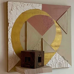 Pantheon Decorative Panel and Shelf by Mascia Meccani