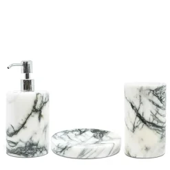 Paonazzo Marble Bathroom Set