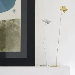 Papavero Brass Flower Sculpture