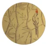 Pappagallo Soggetto III Gold Decorative Plate
