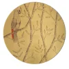 Pappagallo Soggetto IV Gold Decorative Plate