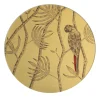 Pappagallo Soggetto VI Gold Plate