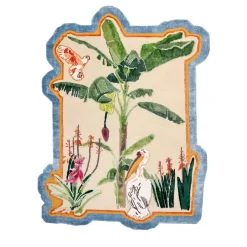 Paradiso Tropical-Inspired Rug by Istituto Marangoni