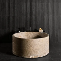 Passage Round Marble Bathtub