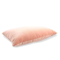 Peach Cotton Velvet Longue Cushion