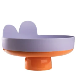 Petali Lilac & Orange Ceramic Centerpiece by Luca Binaglia