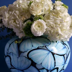 Petalouda Round Ceramic Vase