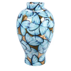 Petalouda Small Gold Ceramic Vase