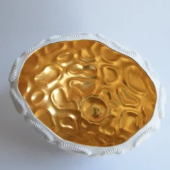 Petra Oval Gold Bowl