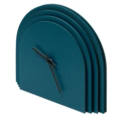 Petrol Blue Central Desk Clock