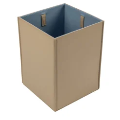 Picasso Seta Beige And Cielo Blue Paper Bin