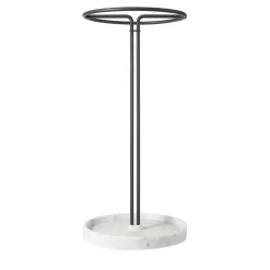 Pietra L07 Umbrella Stand in Bianco Carrara Marble by Piero Lissoni