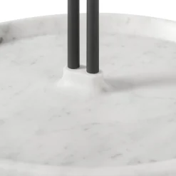 Pietra L07 Umbrella Stand in Bianco Carrara Marble by Piero Lissoni