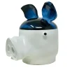 Pig Large Blue and White Container with Lid