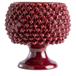 Pigna Bordeaux Ceramic Vase