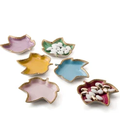 Pink & Gold Vine Leaf Videpoche