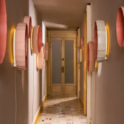 Pink Ninfea Mirror 30 by Giovanni Botticelli & Paola Paronetto