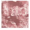 Pink Oriental Landscape Wallpaper