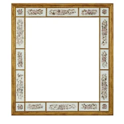 Pink Roses Porcelain Frame