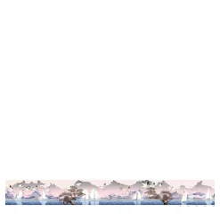 Pink Sea Breeze Polyester Wallcovering Fabric