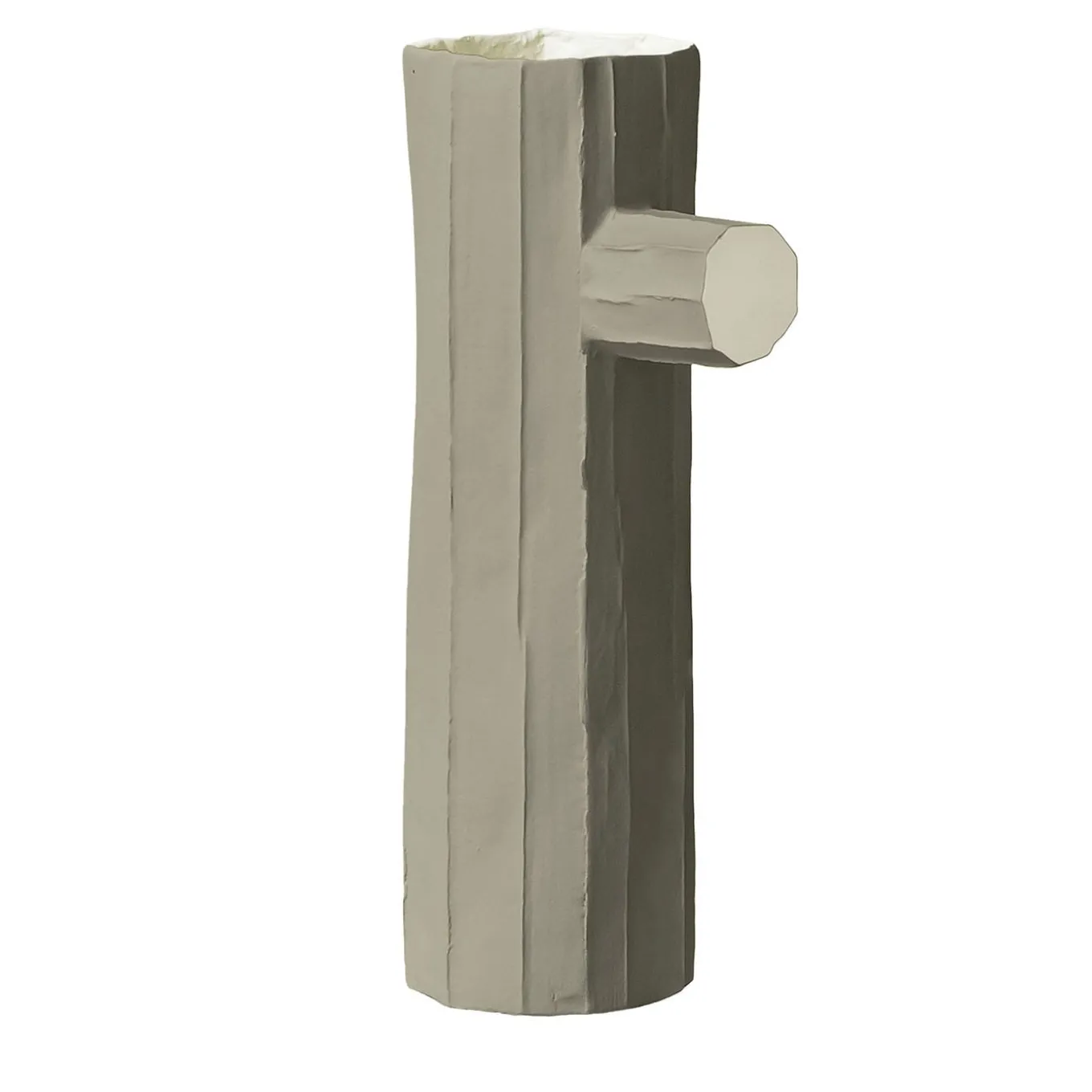 Pino Mono Corteccia D17/Tortora Chiaro Vase