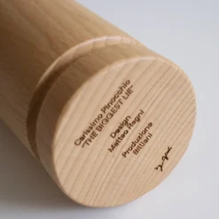 Pinocchio The Biggest Lie Brown Wood Sculpture by Matteo Ragni