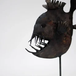 Piranha Sculpture
