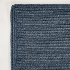 Plain Blue Polypropylene In&Outdoor Rug by Carlotta Fortuna