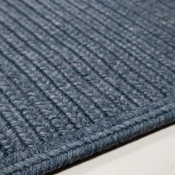 Plain Blue Polypropylene In&Outdoor Rug by Carlotta Fortuna