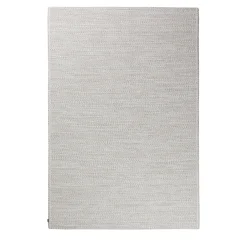 Plain Ivory Polypropylene In&Outdoor Rug by Amini Studio