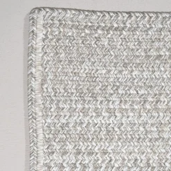 Plain Ivory Polypropylene In&Outdoor Rug by Amini Studio