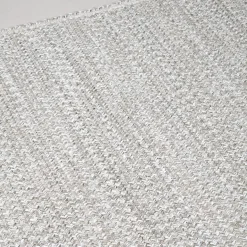 Plain Ivory Polypropylene In&Outdoor Rug by Amini Studio