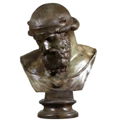 Plato Bronze Bust Sculpture
