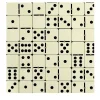 Playful Domino Tile Pattern Wallpaper