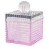Playful Large Pink and Gray Crystal Box