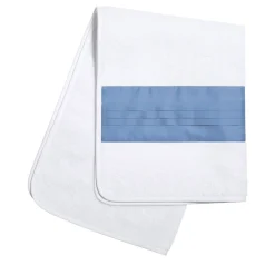 Plissè White & Country Blue Hand Towel