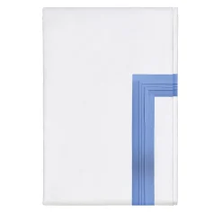 Plissè White & Country Blue US King Duvet Cover