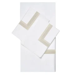 Plissè White & Marble US King Sheet Set