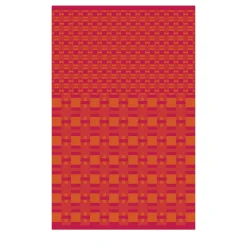 Plusminus Bio Orange Blanket by Angela Lorenz