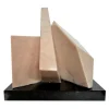 Poesia di Prismi Sculpture in Pink and Black Marble