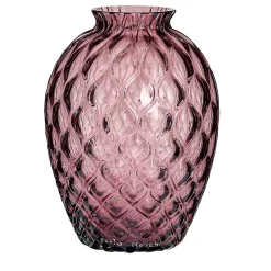 Polaris Small Balloton Plum Vase by Carlo Moretti
